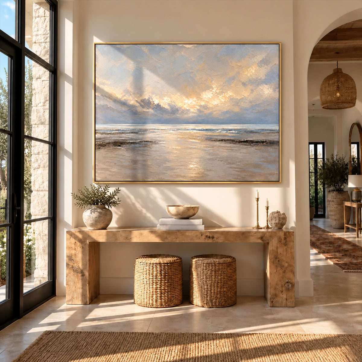 Pearl Daybreak artwork displayed in an interior setting, view 1.