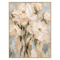 Ivory Petalglow Wall Art