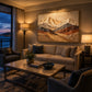 Alpine Terraces artwork displayed in an interior setting, view 2.
