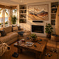 Alpine Terraces artwork displayed in an interior setting, view 3.