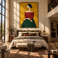 Ochre Reverie artwork displayed in an interior setting, view 5.