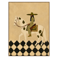 Checkered Rider Wall Art