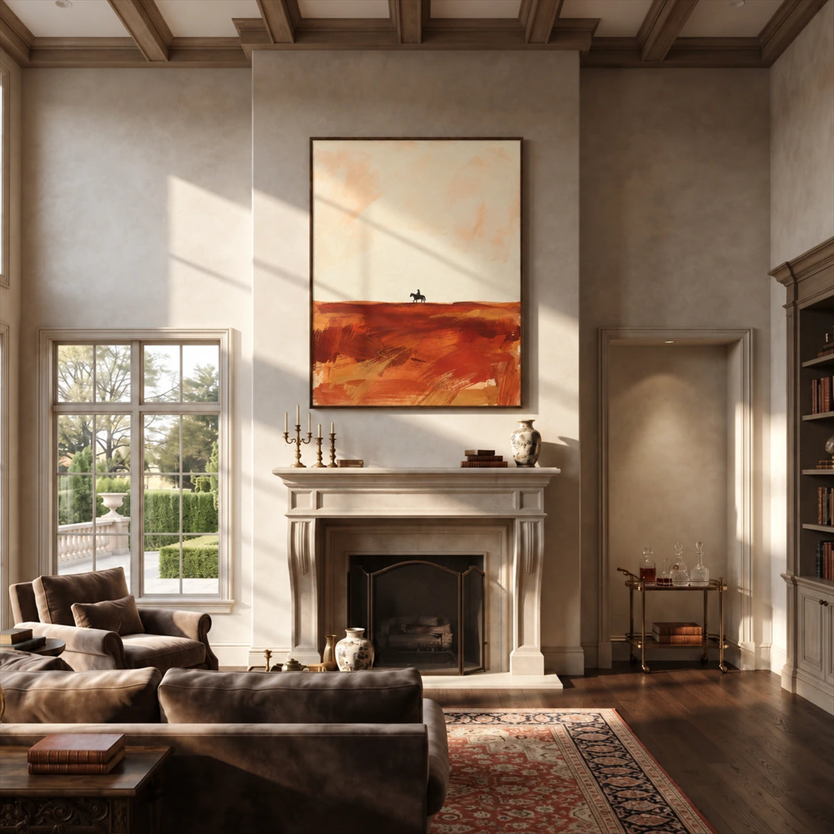 Rustland Rider artwork displayed in an interior setting, view 3.
