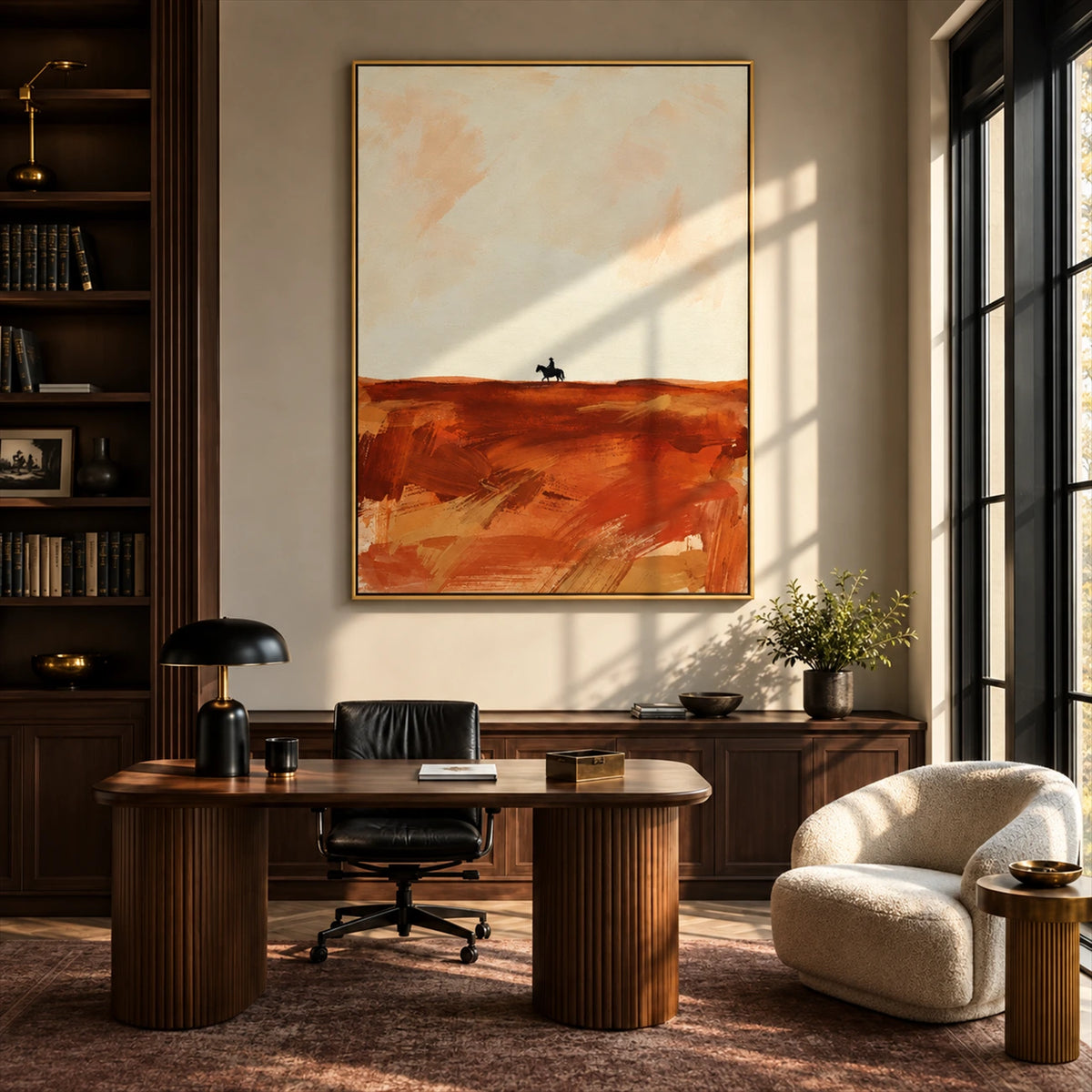 Rustland Rider artwork displayed in an interior setting, view 5.