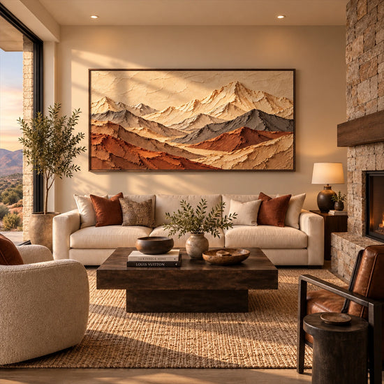 Alpine Expanse artwork displayed in an interior setting, view 5.