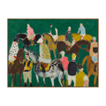 Painted Cavalcade Wall Art