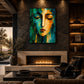 Gilded Serenity artwork displayed in an interior setting, view 3.