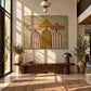 Sombrero Trio artwork displayed in an interior setting, view 3.