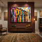 Rainwashed Colors artwork displayed in an interior setting, view 2.