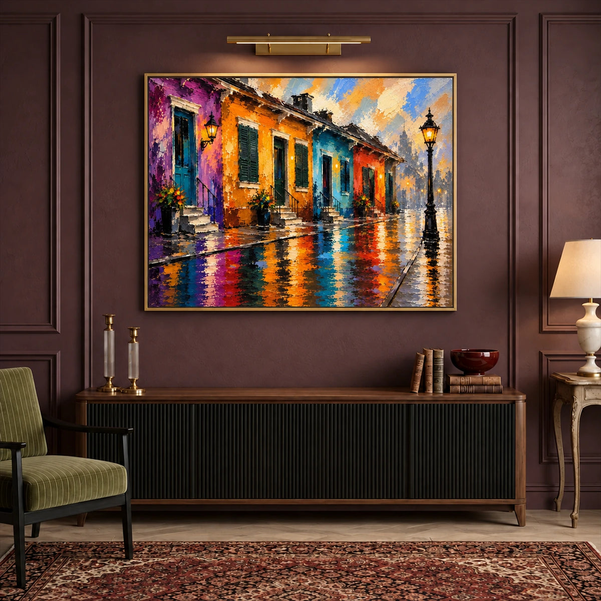 Rainwashed Colors artwork displayed in an interior setting, view 3.