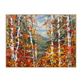 Autumn Birchlight Wall Art