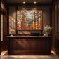 Autumn Birchlight artwork displayed in an interior setting, view 3.