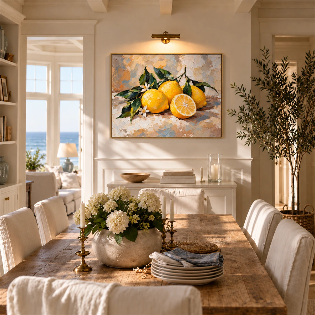 Lemon Blossom artwork displayed in an interior setting, view 3.