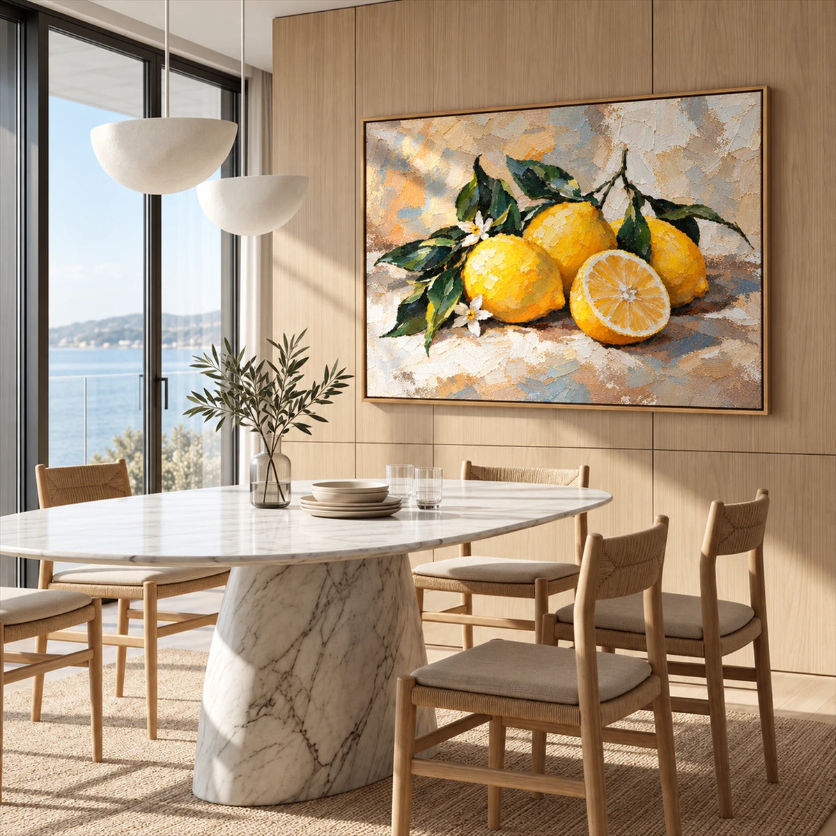 Lemon Blossom artwork displayed in an interior setting, view 4.