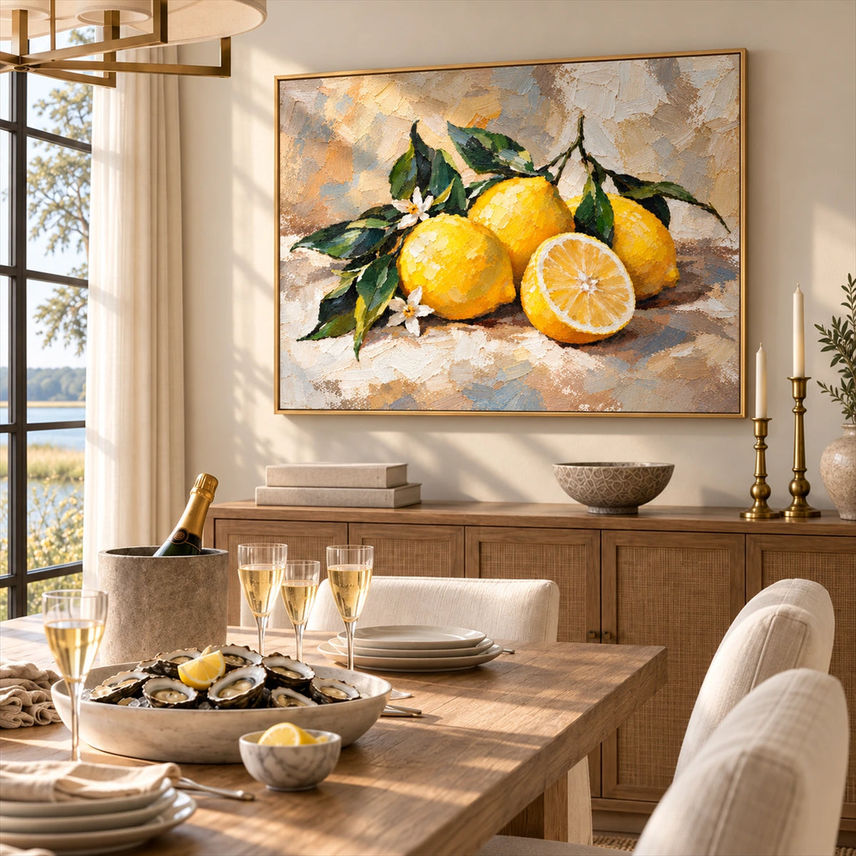 Lemon Blossom artwork displayed in an interior setting, view 5.