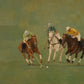 Polo Pursuit full artwork. Three mounted polo players lean into a fast-moving play across a muted green field.