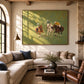 Polo Pursuit artwork displayed in an interior setting, view 2.