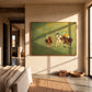 Polo Pursuit artwork displayed in an interior setting, view 3.