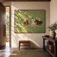 Polo Pursuit artwork displayed in an interior setting, view 5.