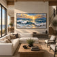 Sunbreak Surf artwork displayed in an interior setting, view 5.