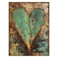 Patina Heart Wall Art