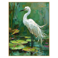Lilywater Heron Wall Art