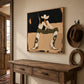 Starboot Muse artwork displayed above a rustic console.