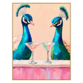 Peacock Aperitif Wall Art
