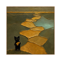 Golden Wanderer Wall Art