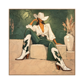Sage Cowgirl Wall Art