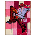 Checkered Cheers Wall Art