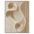 Sculpted Current Wall Art